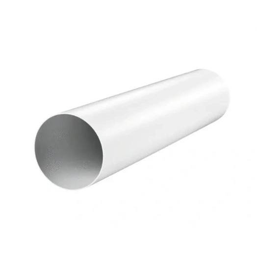 125MM-ES PVC MŰANYAG LÉGTECHNIKAI CSŐ KO125-10,1000MM HOSSZBAN
