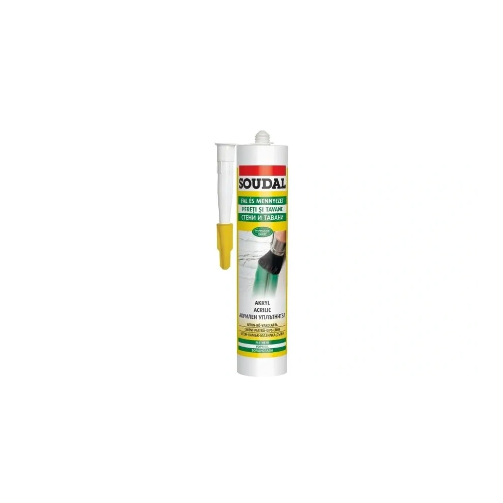 AKRIL PASZTA SOUDAL FEHÉR 280 ML (154565)