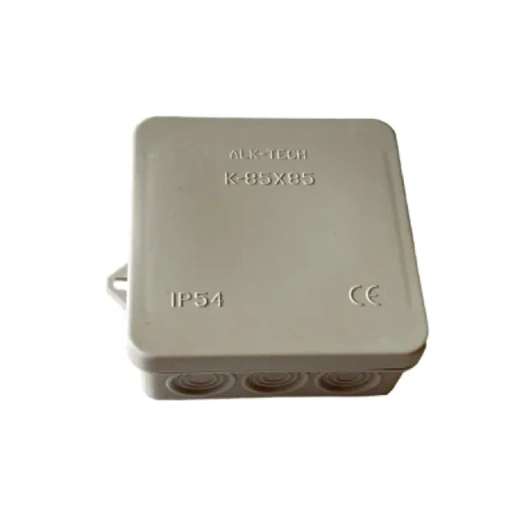 ALK-TECH KÖTŐDOBOZ 85X85X40MM SZÜRKE IP54