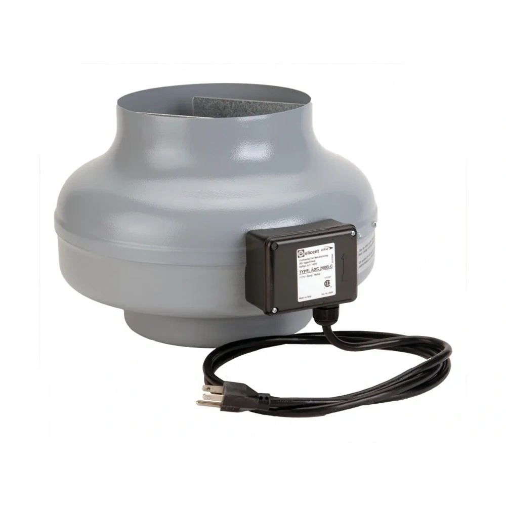 CSŐVENTILÁTOR AXC 100B RADIÁLIS/CENTRIFUGÁLIS FÉMHÁZAS  260M3/H