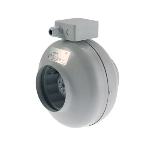 CSŐVENTILÁTOR BCS 160L RADIÁLIS/CENTRIFUGÁLIS FÉM HÁZAS, EMELT NYOMÁSÚ