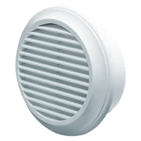 BLAUBERG DECOR KEREK SZELLŐZŐRÁCS 150MM CSŐTOLDATTAL, SZÚNYOGHÁLÓVAL, UV ÁLLÓ