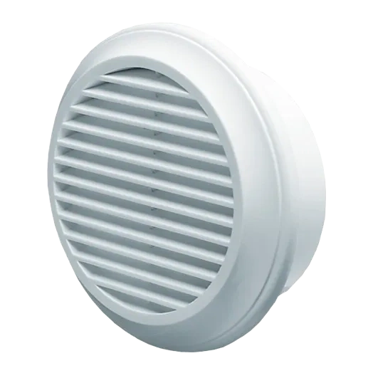 BLAUBERG DECOR KEREK SZELLŐZŐRÁCS 150MM CSŐTOLDATTAL, SZÚNYOGHÁLÓVAL, UV ÁLLÓ