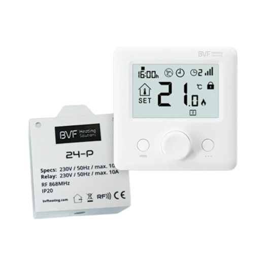 BVF 24-F RF SZOBATERMOSZTÁT ADÓEGYSÉG (RT24F)