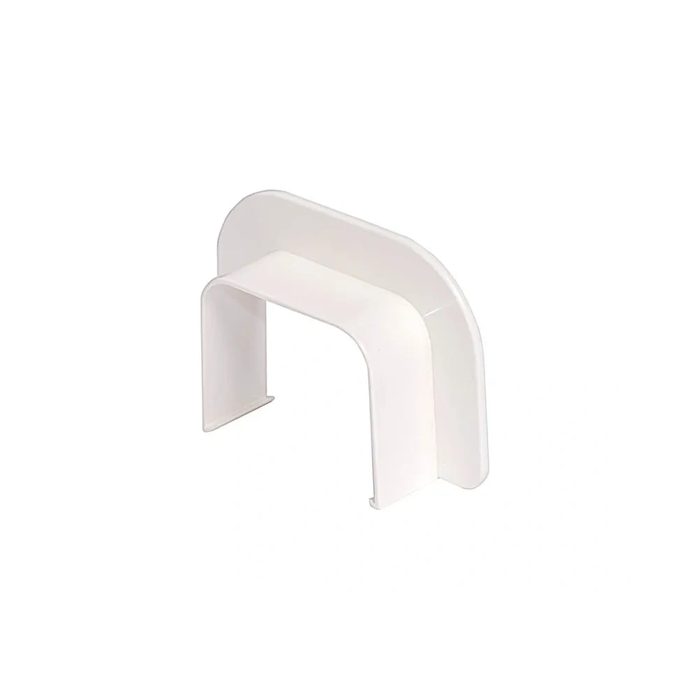 CONPAM90 DEKORCSATORNA FEHÉR 90X65 MM PEREMES FALI CSATLAKOZÓ/TAKARÓ (9802-111-08) (10db/doboz)