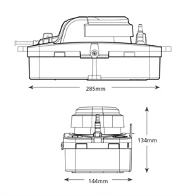 CSEPPVÍZSZIVATTYÚ ASPEN HI-FLOW MAX 1,7 LITERES TARTÁLY 5M EMELŐM. 55L/ÓRA (FP3349)