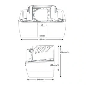 CSEPPVÍZSZIVATTYÚ ASPEN HI-LIFT 2 LITERES TARTÁLY 12M EMELŐM. 11L/ÓRA (FP2071/2)