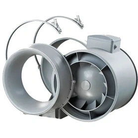 CSŐVENTILÁTOR (FÉLRADIÁLIS) TT PRO 200 MŰANYAGHÁZAS, KÉT FOKOZATÚ 830/1040 M3/H