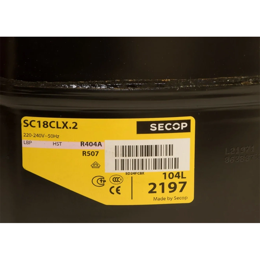 KOMPRESSZOR DANFOSS/SECOP SC18CLX R404A/R507 LBP (17,68 CCM) (CMP423DF)