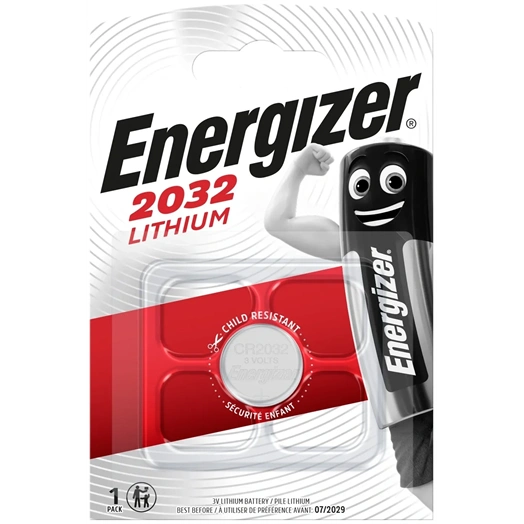 ENERGIZER GOMBELEM LÍTIUM CR2032 B1 (EGCR2032)
