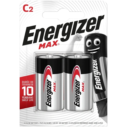 ENERGIZER MAX ALKÁLI BABY ELEM C B2 (2DB/CSOMAG) (EMC)