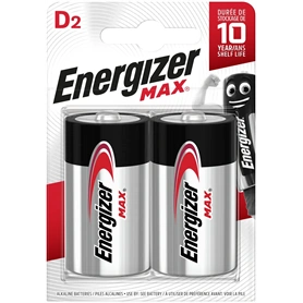 ENERGIZER MAX ALKÁLI GÓLIÁT ELEM D B2 (2DB/CSOMAG) (EMD)