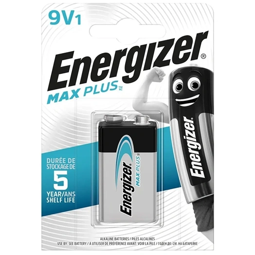 ENERGIZER MAX PLUS ALKÁLI 9V ELEM B1 (EMP9V)