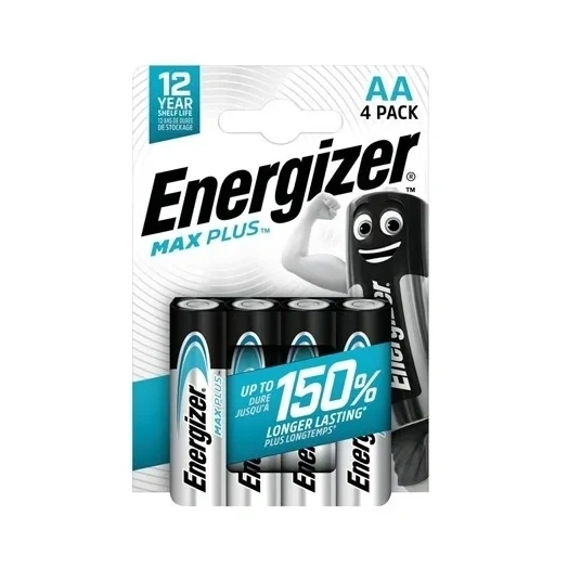 ENERGIZER MAX PLUS ALKÁLI CERUZA ELEM AA B4 (4DB/CSOMAG) (EMPAA)