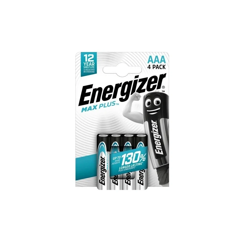 ENERGIZER MAX PLUS ALKÁLI MIKRO ELEM AAA B4 (4DB/CSOMAG) (EMPAAA)