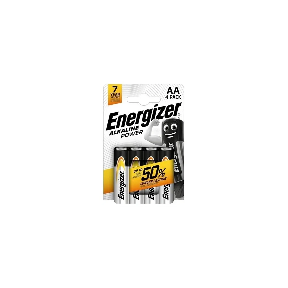 ENERGIZER POWER ALKÁLI CERUZA ELEM AA B4 (4DB/CSOMAG) (EPAA)