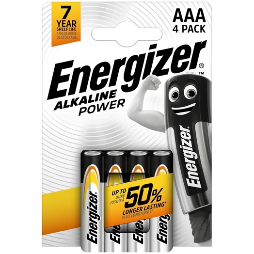 ENERGIZER POWER ALKÁLI MIKRO ELEM AAA B4 (4DB/CSOMAG) (EPAAA)