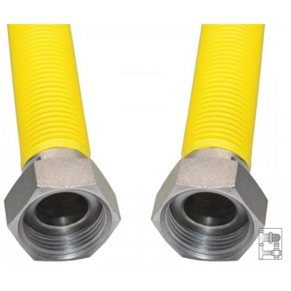 FLEXIBILIS BORDÁSCSŐ GÁZRA 3/4"-3/4" KB 500X850 (FF) (AYVAZFLEX)