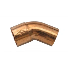 FORRASZTÓS RÉZ ÍV 22MM 45° KB
