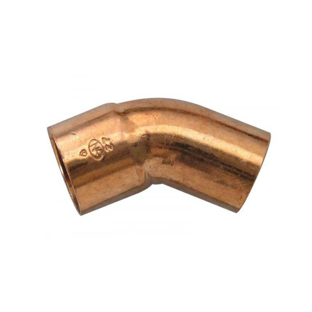 FORRASZTÓS RÉZ ÍV 22MM 45° KB