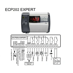 FREDDOX / PEGO ECP202 EXPERT DIGITÁLIS VEZÉRLŐ HŰTŐKAMRÁKHOZ