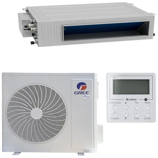 GREE GUD125PHS1/A-S + GUD125W1/NHA-S LÉGCSATORNÁS KLÍMA SZETT (UM6) 12,1kW