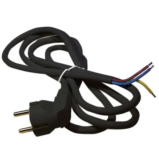 GUMIKÁBEL ÖNTÖTT DUGVILLÁVAL (90°-OS) 3X1 MM 4 FM