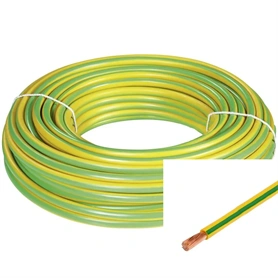H07V-K (MKH) 1X10MM2 ZÖLD/SÁRGA VEZETÉK