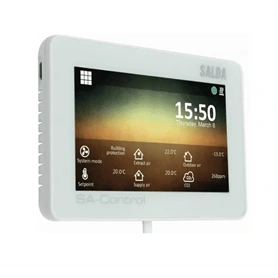 HRS SA-CONTROL LCD KIJELZŐS, ÉRINTŐGOMBOS TÁVVEZÉRLŐ HRS LÉGKEZELŐKHÖZ
