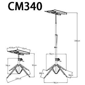 KEMTECH ELEKTROMOS KLÍMAEMELŐ CM-340-H1