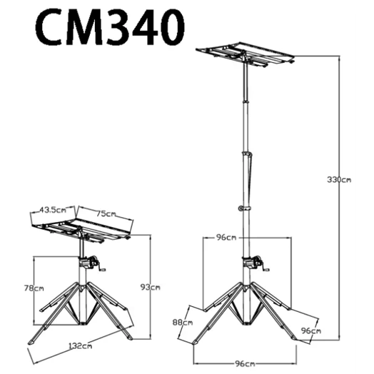 KEMTECH ELEKTROMOS KLÍMAEMELŐ CM-340-H1
