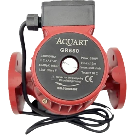 KERINGETŐ SZIVATTYÚ ALKATRÉSZ BRH AQUART GR550, 2" CSATL. KARIMÁVAL, 225MM/12M/200L/PERC 550W/230V