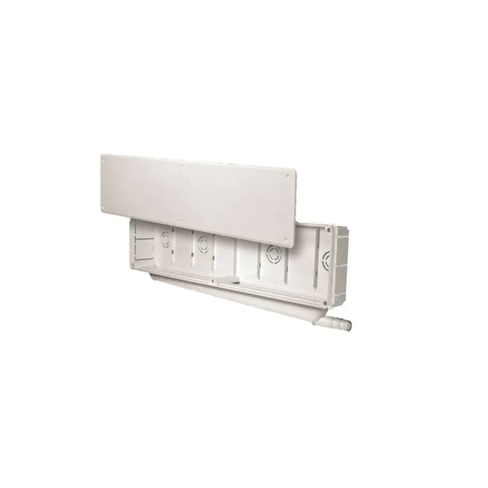 KLÍMABOX CYBERCON DUAL DOBOZ KÉTOLDALI CSEPPVÍZ ELVEZETŐVEL 390 X 110 X 50 MM ( CSEPPVíZBOX) (SZERELŐDOBOZ) (KONDENZVÍZ)