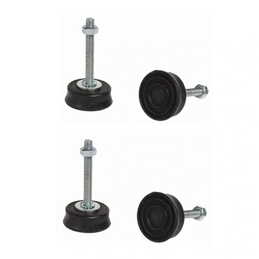 KLÍMA KÜLTÉRI REZGÉSCSILLAPÍTÓ FÖLDRERAKHATÓ GUMIBAK - VECAMCO - 56X20MM 250KG ÖSSZTEHERBÍRÁS 4DB/CSOMAG