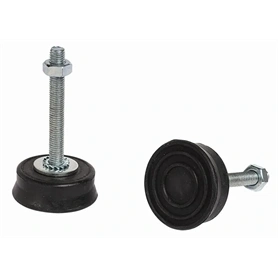 KLÍMA KÜLTÉRI REZGÉSCSILLAPÍTÓ FÖLDRERAKHATÓ GUMIBAK - VECAMCO 48X20MM - 80KG ÖSSZTEHERBÍRÁS 4DB/CSOMAG