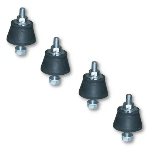 KLÍMA KÜLTÉRI REZGÉSCSILLAPÍTÓ GUMIBAK - TECNOSYSTEMI S4 -  85KG ÖSSZTEHERBÍRÁS 4DB/CSOMAG (11100073)