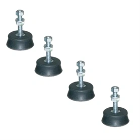 KLÍMA KÜLTÉRI REZGÉSCSILLAPÍTÓ GUMIBAK - TECNOSYSTEMI T1 - 180 KG ÖSSZTEHERBÍRÁS  4 DB/CSOMAG (11100074)