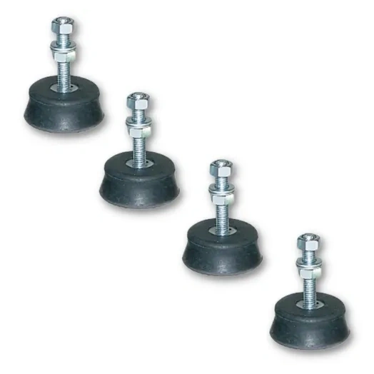 KLÍMA KÜLTÉRI REZGÉSCSILLAPÍTÓ GUMIBAK - TECNOSYSTEMI T2 - 150 KG ÖSSZTEHERBÍRÁS 4 DB/CSOMAG (11100075)