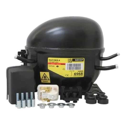 KOMPRESSZOR DANFOSS / SECOP NLE15KK.4 R600A LBP (14,65 CCM) (CMP673DF)