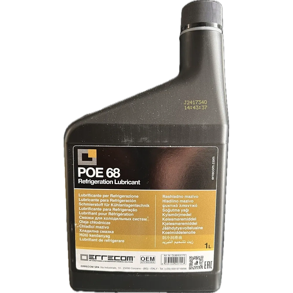 KOMPRESSZOR OLAJ ERRECOM POE68 MAGAS TART. (ÉSZTER) 1 LITER (OL6016.K.P2)