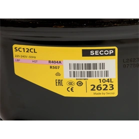 KOMPRESSZOR SECOP / DANFOSS SC12CL R404A LBP (12,87 CCM) (CMP401DF)