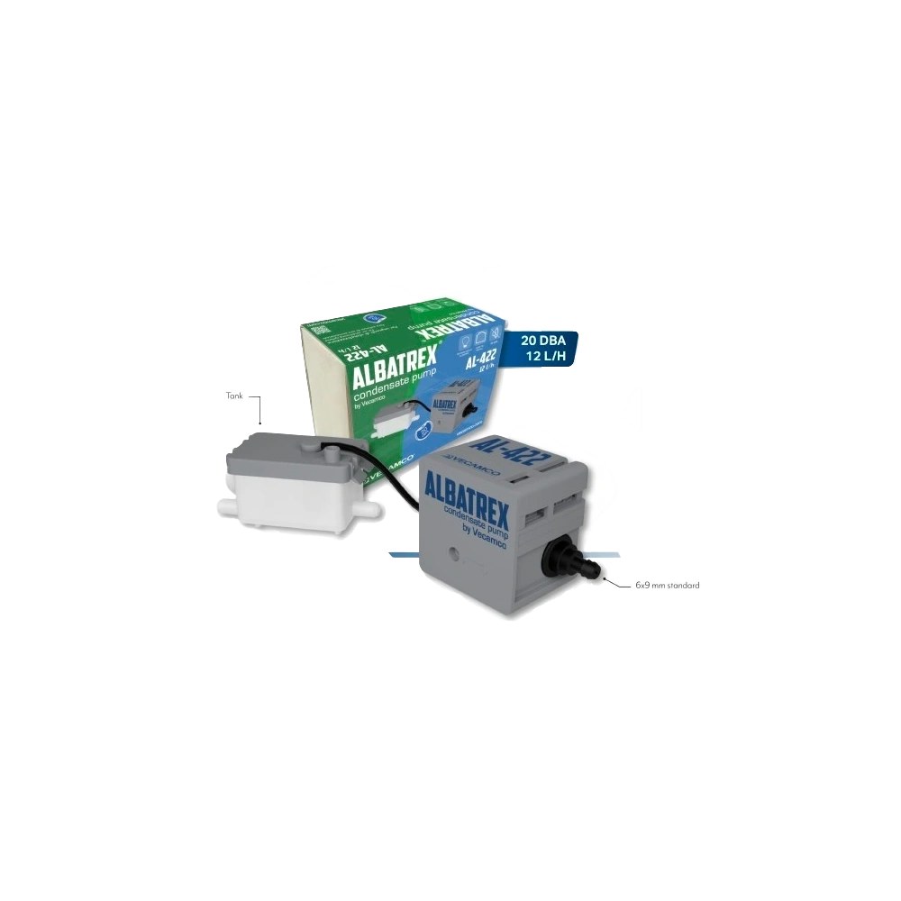 KONDENZVÍZ SZIVATTYÚ ALBATREX MINI PUMPA 12L/H 21 DBA SZÜRKE (AL-422)