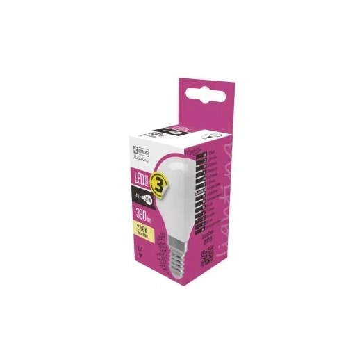LED E14 KISGÖMB 4W MELEG FEHÉR 3000K (ZQ1210) EMOS