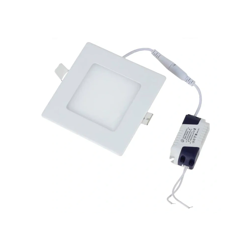 LED PANEL SZÖGLETES, 12W, SÜLLYESZTETT, 4000K NAPFÉNY FEHÉR (DL2451)