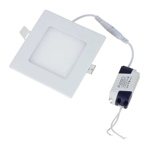 LED PANEL SZÖGLETES, 24W, SÜLLYESZTETT, 2700-2800K MELEG FEHÉR (DL2456) 1600-1680LM FEHÉR