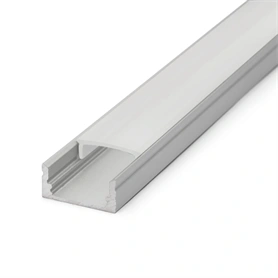 LED SZALAG PROFIL (PROFIL + VÉGZÁRÓ + BÚRA + RÖGZÍTŐ) SZETT (41010A1)