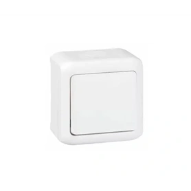 LEGRAND FORIX 106 VÁLTÓKAPCSOLÓ IP44 FEHÉR 10A 250V FALON KÍVÜLI 782363