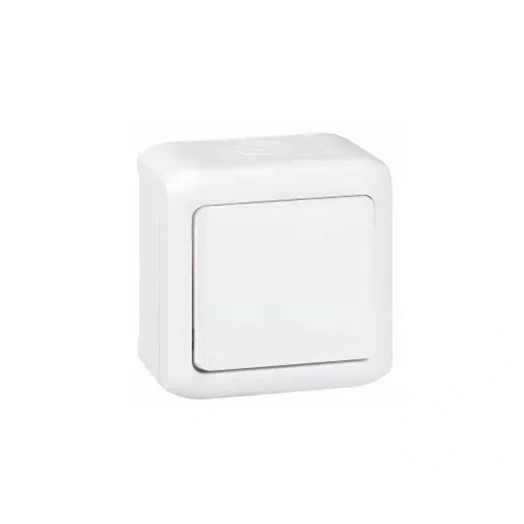LEGRAND FORIX 106 VÁLTÓKAPCSOLÓ IP44 FEHÉR 10A 250V FALON KÍVÜLI 782363