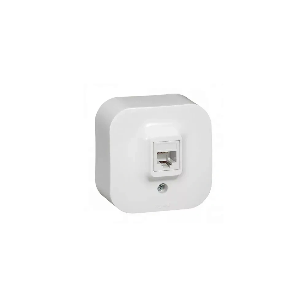 LEGRAND FORIX 1XRJ45 CAT5E UTP IP20 FEHÉR FALON KÍVÜLI INFORMATIKAI CSATLAKOZÓ 782424