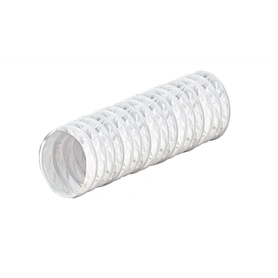 LÉGTECHNIKAI FLEXIBILIS CSŐ WHITE PVC (ALUFLEX SZERŰ) KE125-10 127 MM 1FM